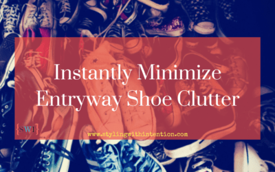 Instantly Minimize Entryway Shoe Clutter