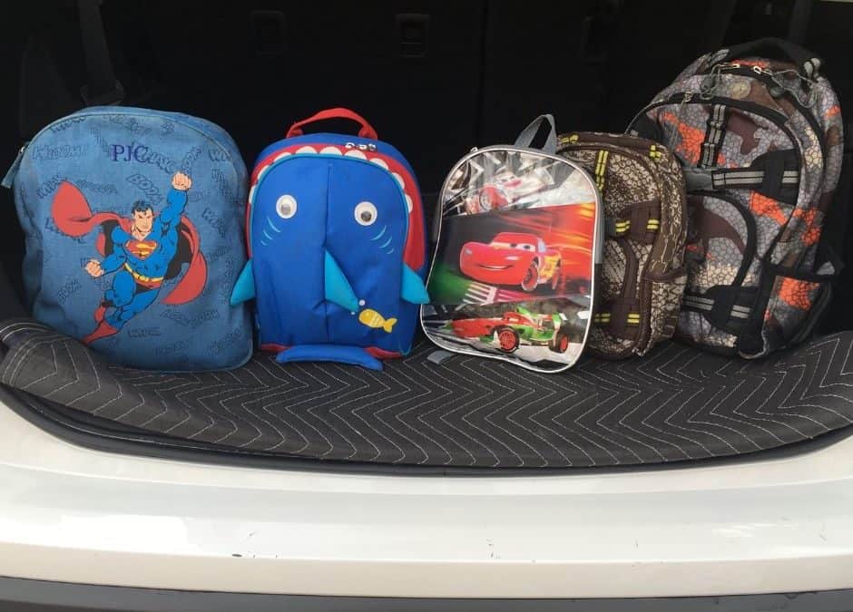 Clever Solution for Your Kids Extra Backpacks